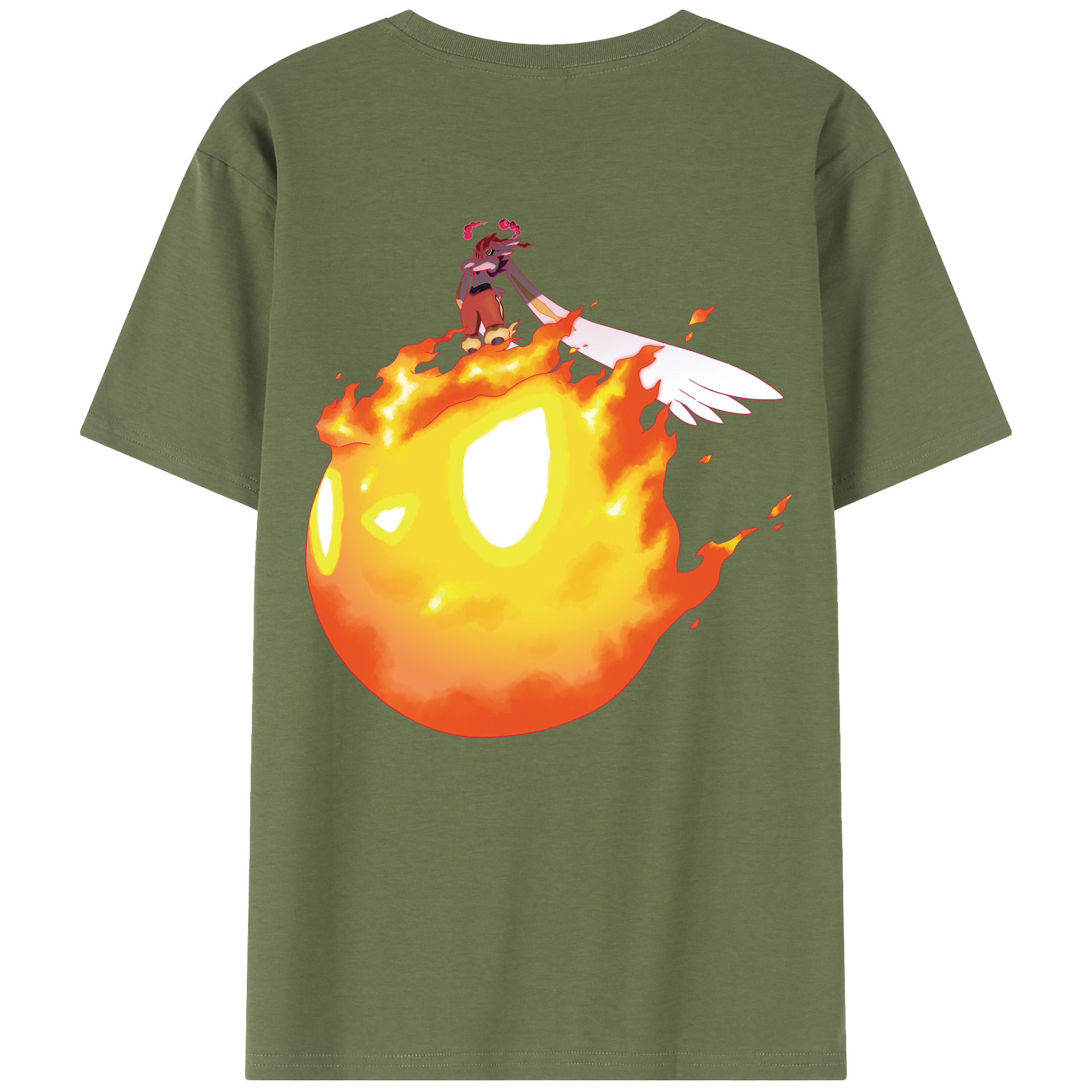 （画像用） ポケットモンスター Pokémon 綿100％半袖Tシャツ（背面プリント）